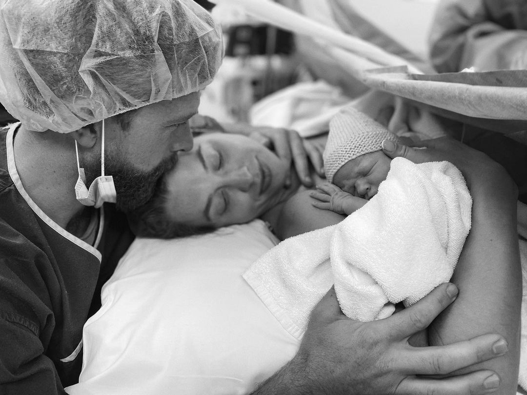 Alex Nation gives birth to her third child