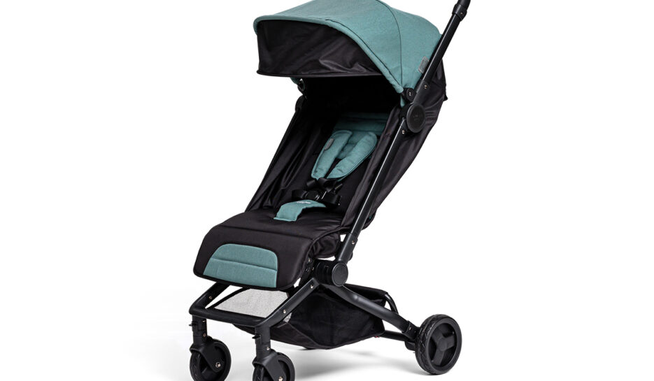 Otto lightweight and compact stroller in colour SAGE by Edward & Co