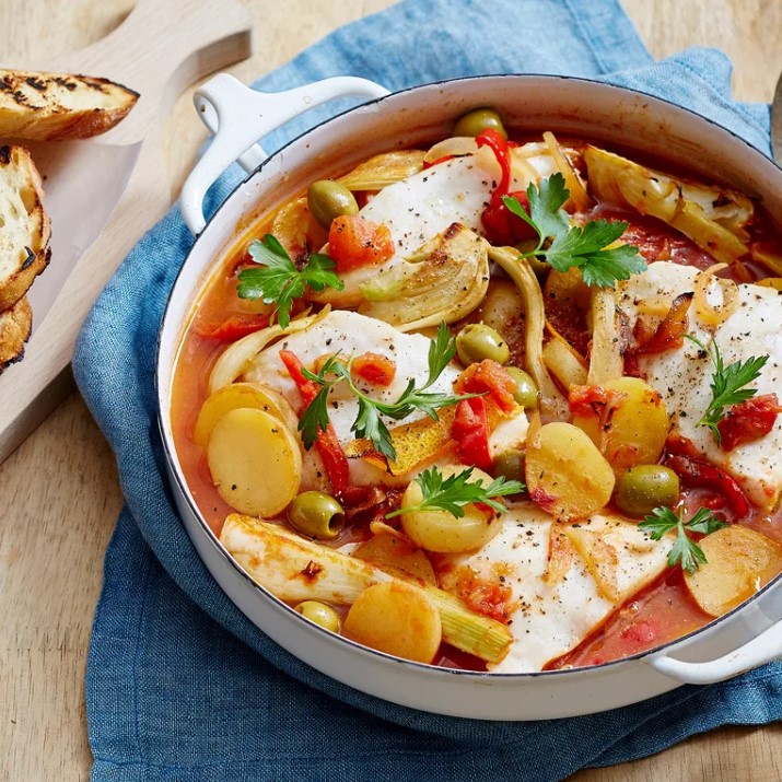 Spanish fish casserole
