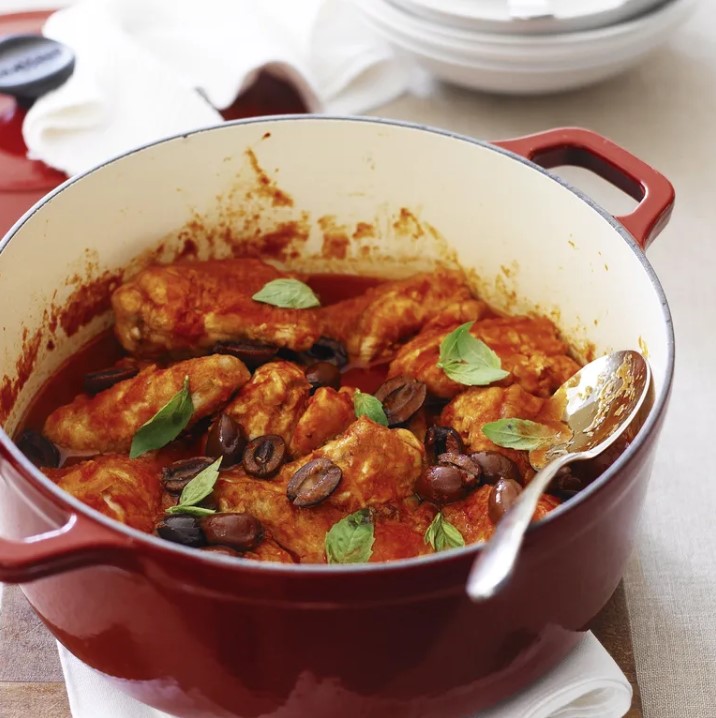 Chicken cacciatore casserole