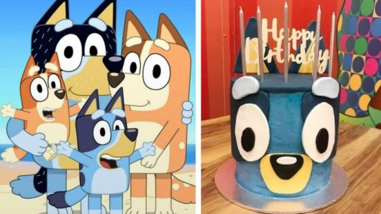 Bluey cake hack