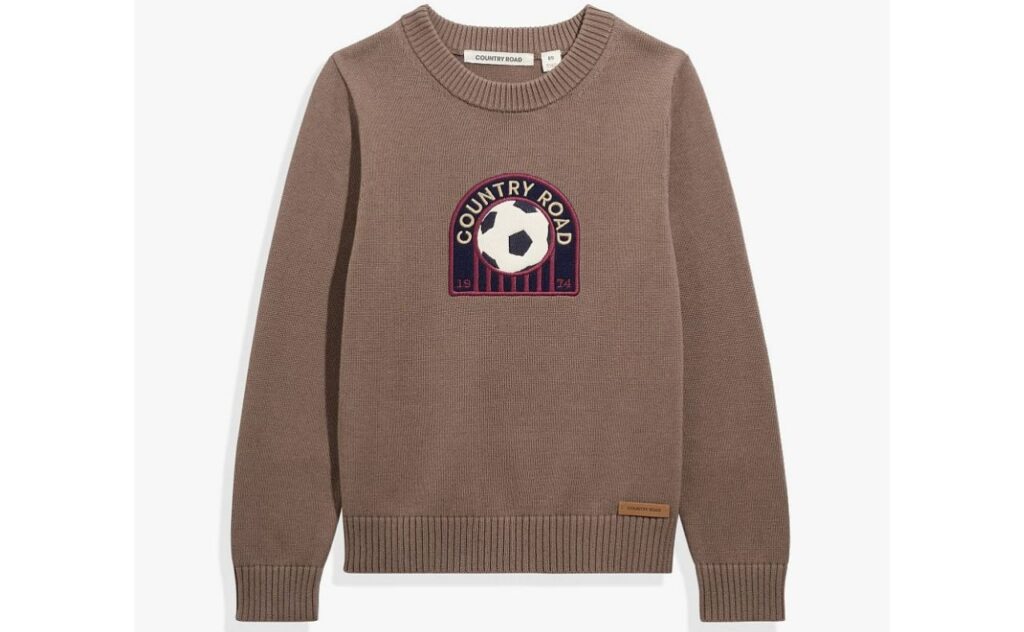 Organically Grown Cotton Soccer Ball Knit, Country Road
