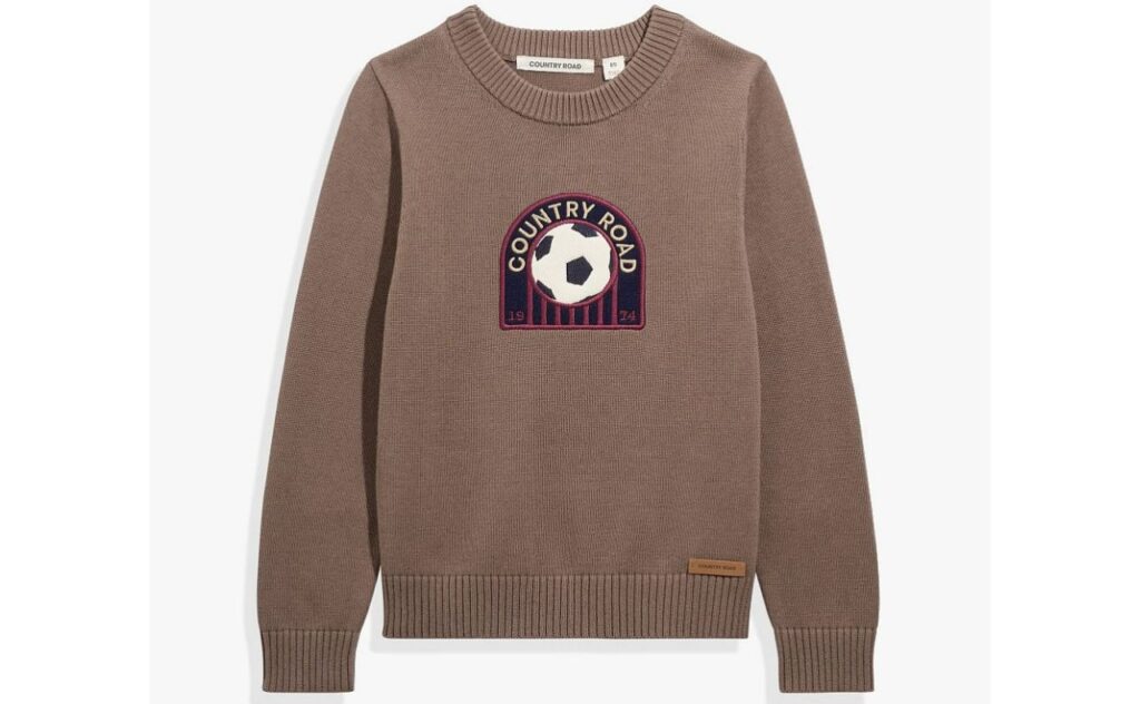 Organically Grown Cotton Soccer Ball Knit, Country Road