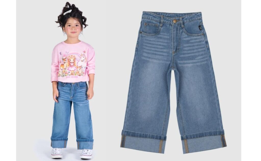 Flared Loose Fit Denim Jeans, Rock Your Kid, The Iconic
