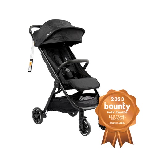 Nuna Baby Australia TRVL stroller featuring BRONZE Bounty Baby Awarrd rosette