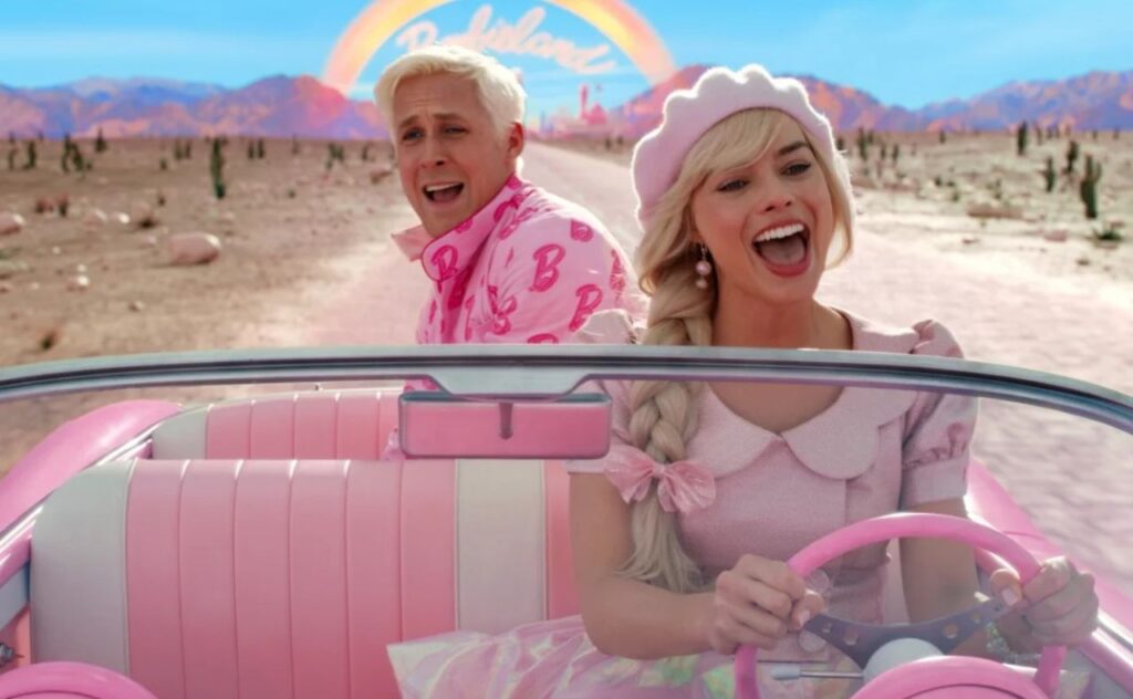 Ryan Gosling Margot Robbie Barbie movie
