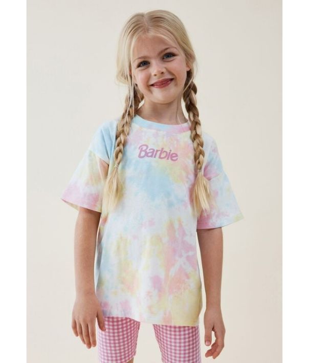 Barbie Drop Shoulder Short Sleeve Tee, Cotton On Kids