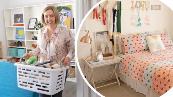 Child's tidy bedroom