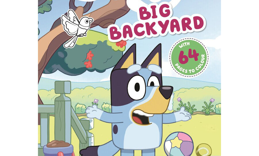 Bluey Big backyard colouring book