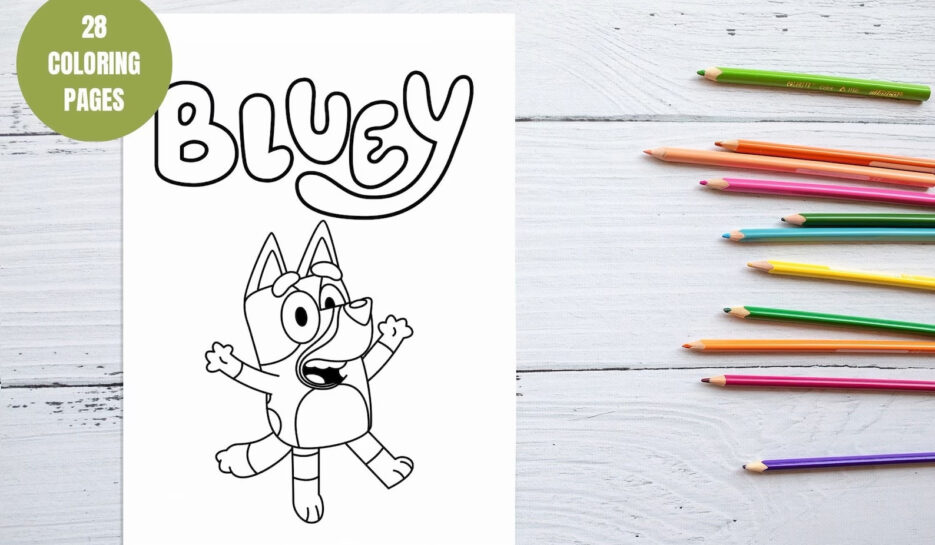 The Best Bluey Colouring-In Books For Kids In Australia
