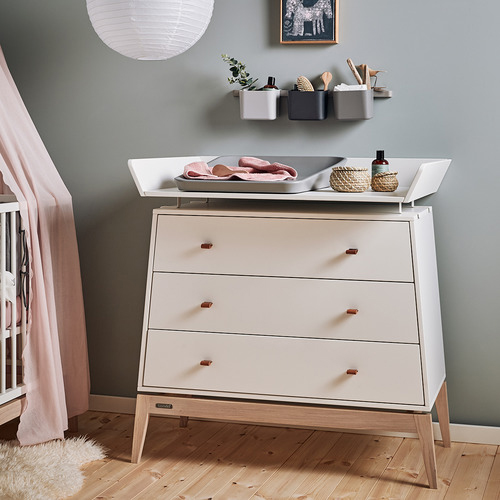 Leander Luna Oak Wood Dresser