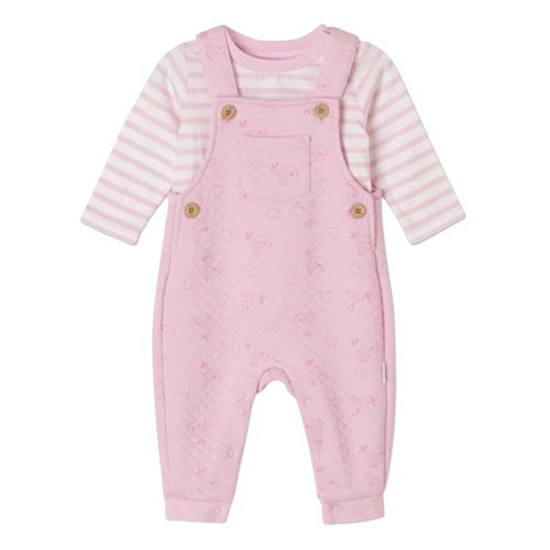 Sprout Quilted Overall Set