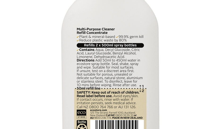 ecostore Multipurpose Spray Cleaner Refill Concentrate