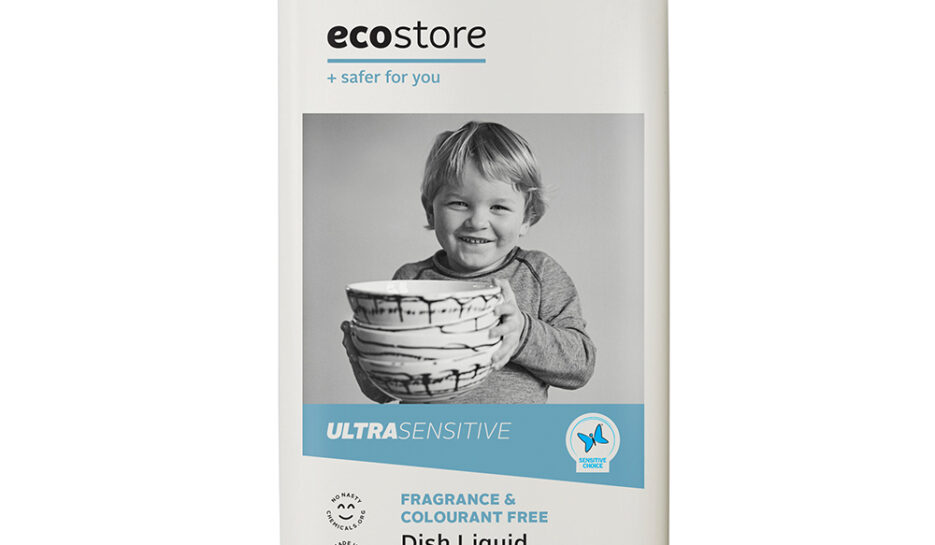 ecostore Ultra Sensitive Dishwash Liquid front packaging