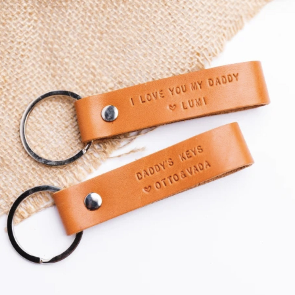 PERSONALISED LEATHER KEYRING


by Letter & Hide 