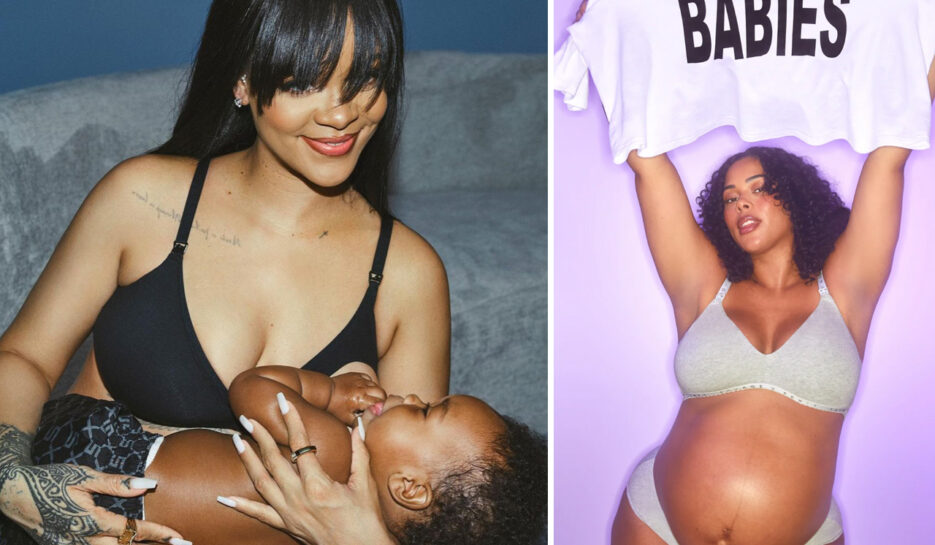Rihanna Breastfeeds Son RZA in New Maternity Collection Pics