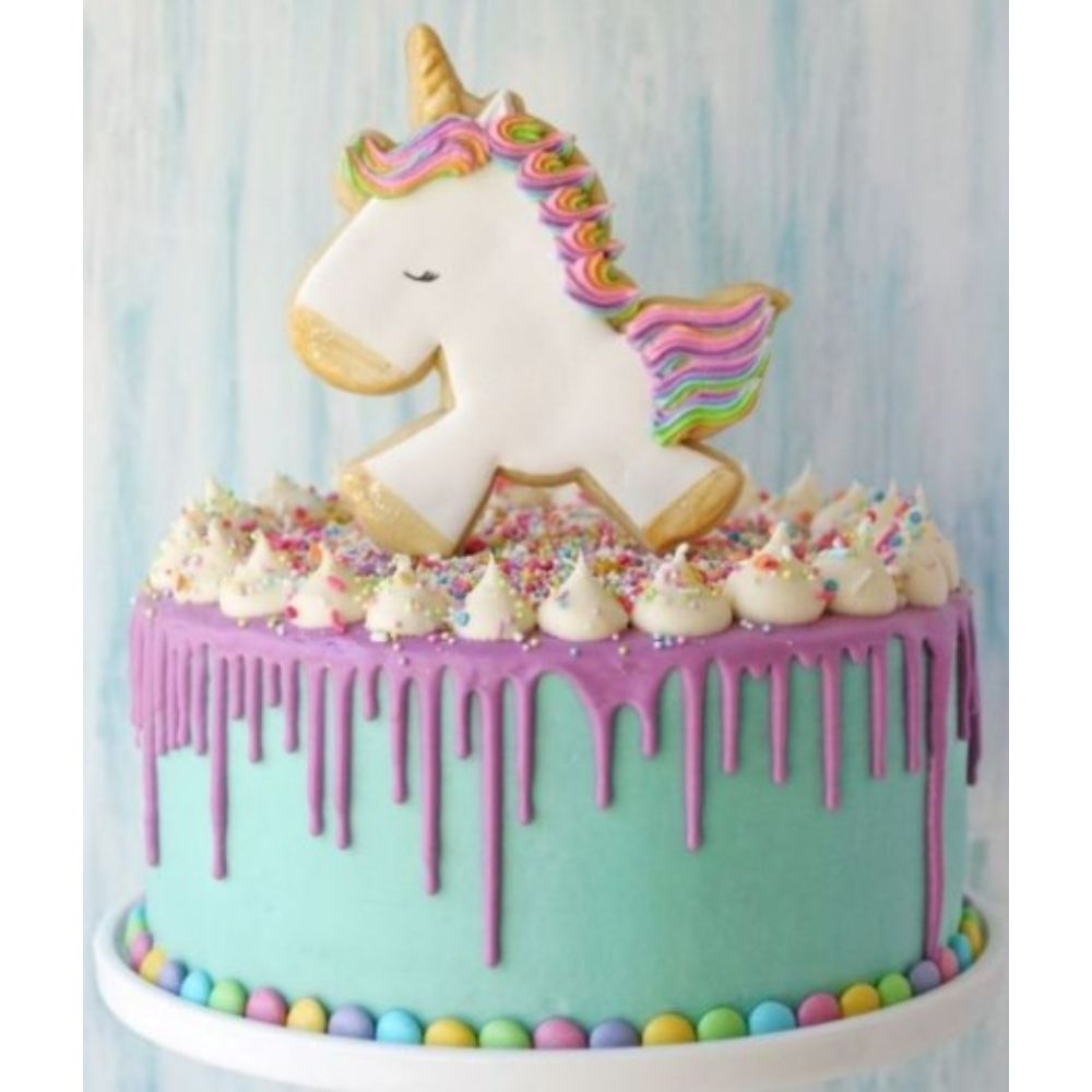 Unicorn drip cake