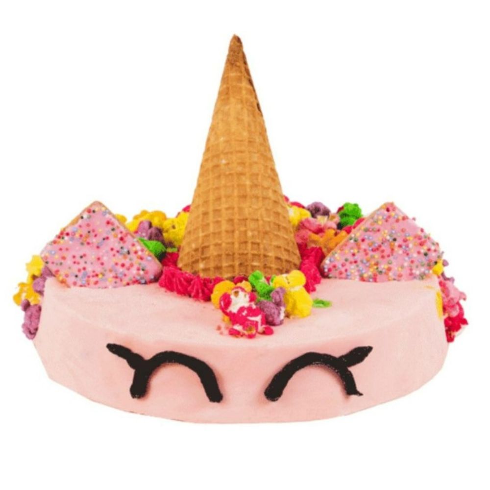 Unicorn ice-cream cake