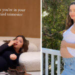 Pregnant Miranda Kerr in her third trimester with baby number four.