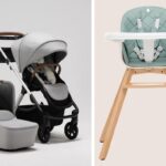 Milly & Coup pram and bassinet, and Babybee Noa highchair