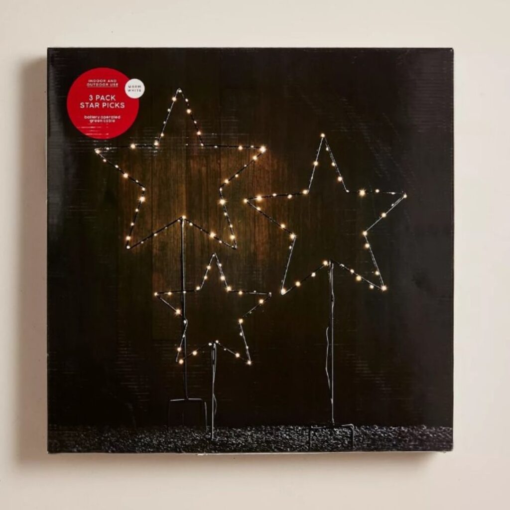 Target 3 Pack Christmas Star Picks