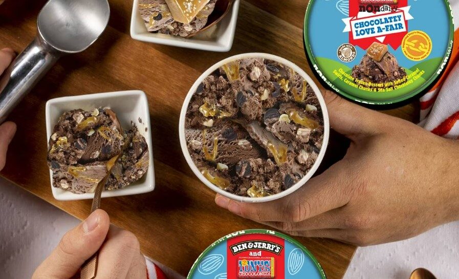 Ben & Jerry’s Tony's Chocolonely Love A-Fair non dairy frozen dessert