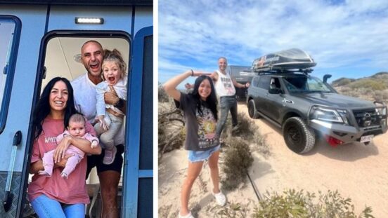 Luke Falzon family travel around Australia