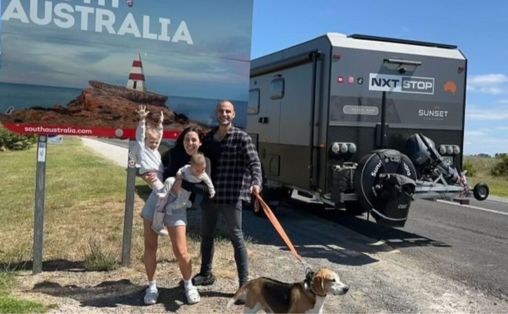 Luke Falzon travelling around Australia