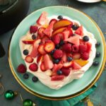 Air fryer Christmas pavlova