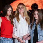 Nicole Kidman and daughters Sunday Rose and Faith