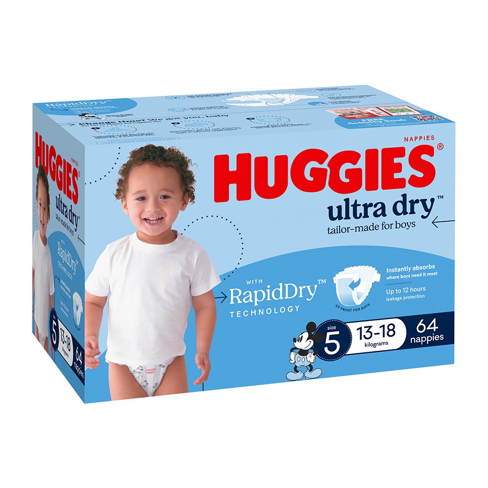 Huggies Ultra Dry Nappies for Boys