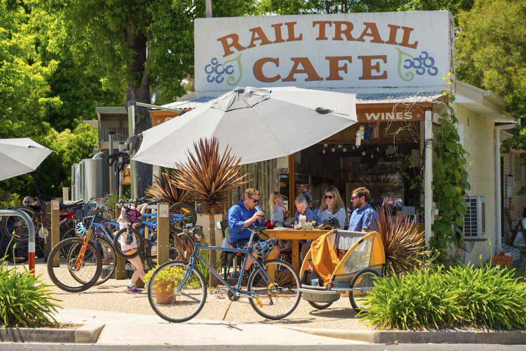 Cafe on Ride from Bright to Porepunkah, Bright Victoria’s High Country 