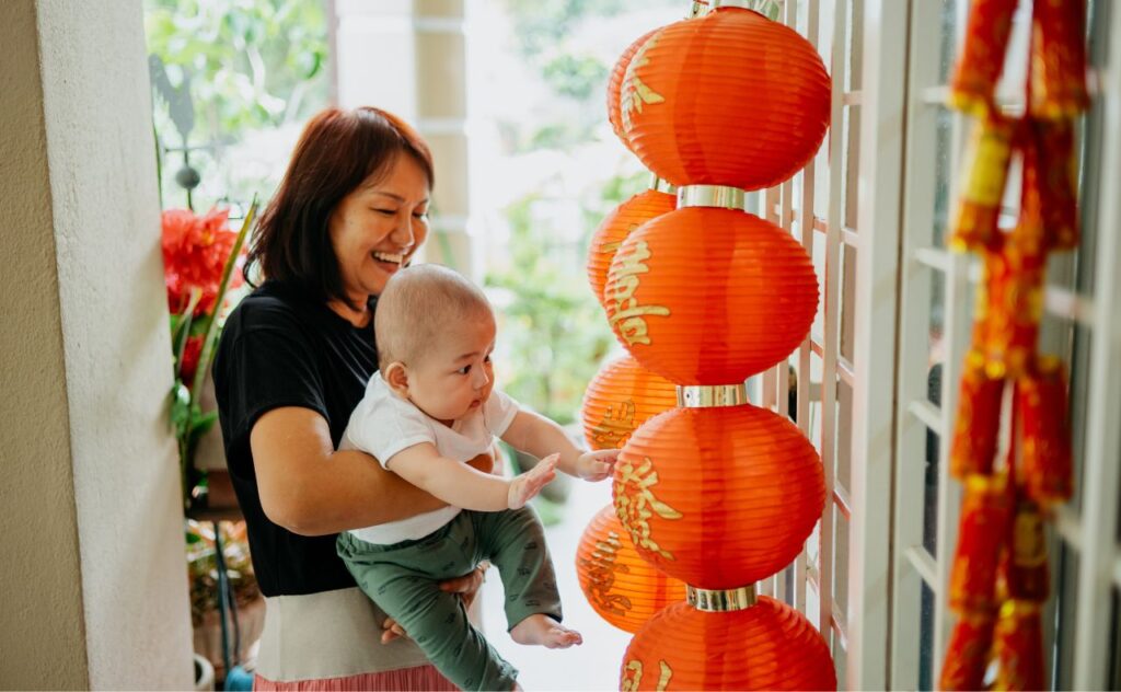 Chinese Year of the Dragon baby