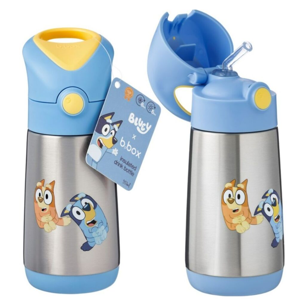 b.box Insulated Drink Bottle 350ml - Bluey
