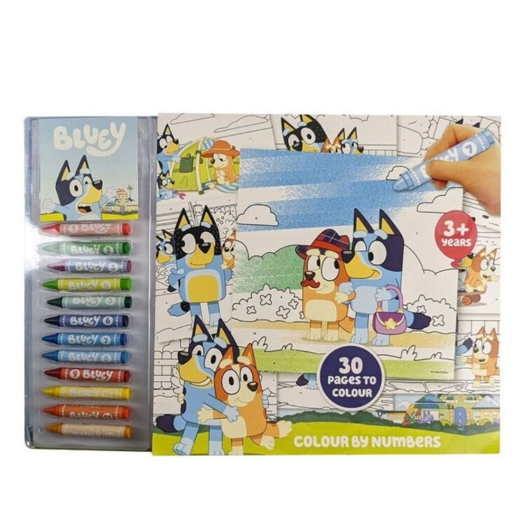 Bluey Colour By Numbers
