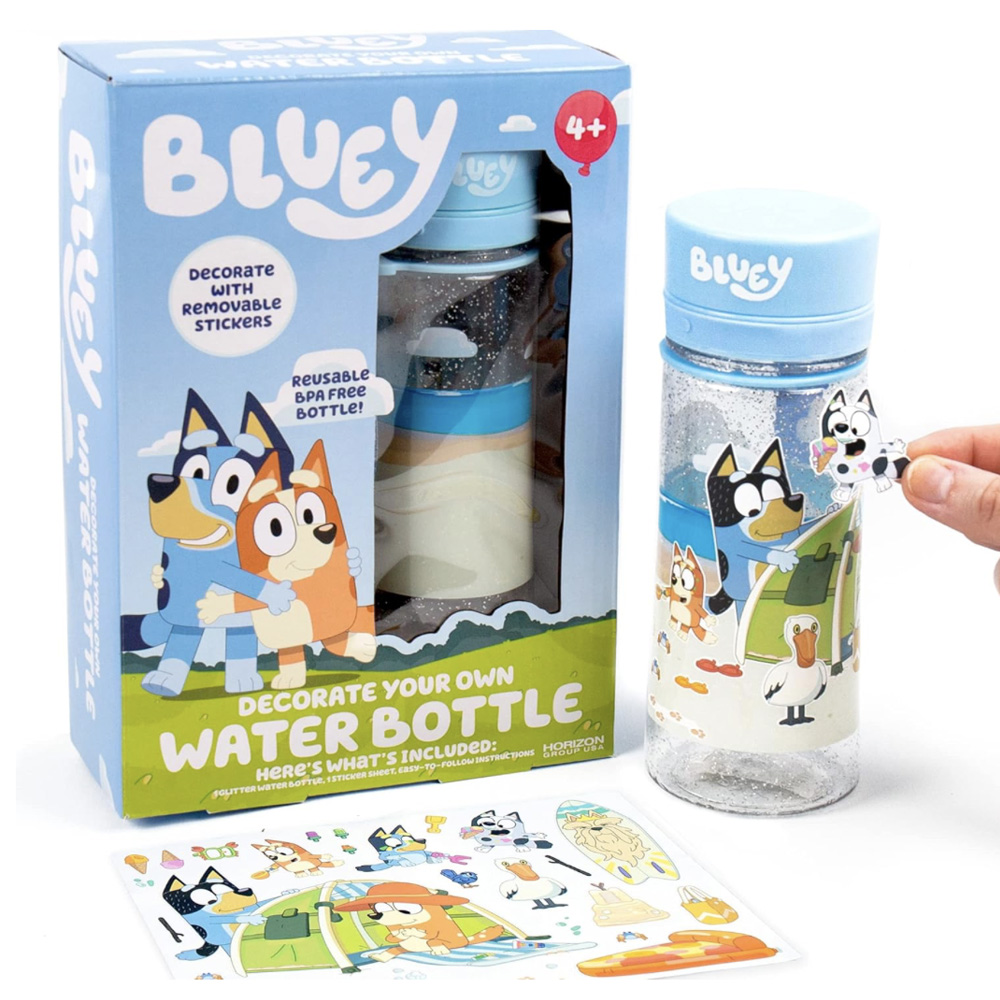Bluey Decorate Your Own Water Bottle