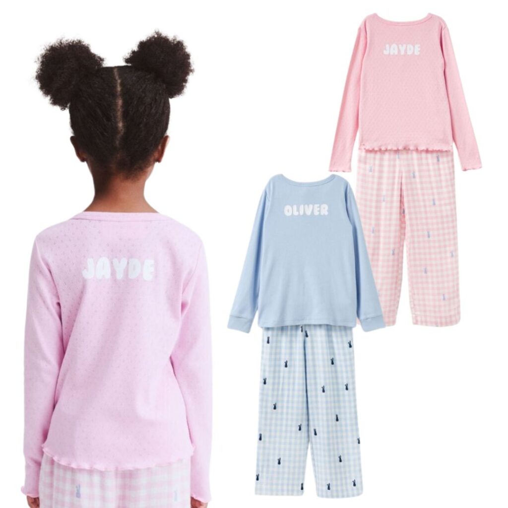Cotton On Leah/ Leo personalised Easter pyjamas
