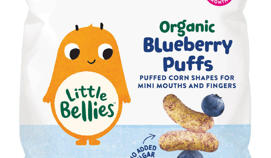 Little Bellies Organic Blueberry Puffs