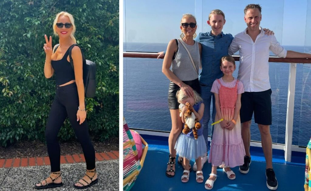Carrie Bickmore with family