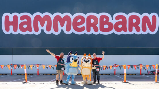 Bluey takes over Bunnings with a ‘For Real Life’ Hammerbarn transformation
