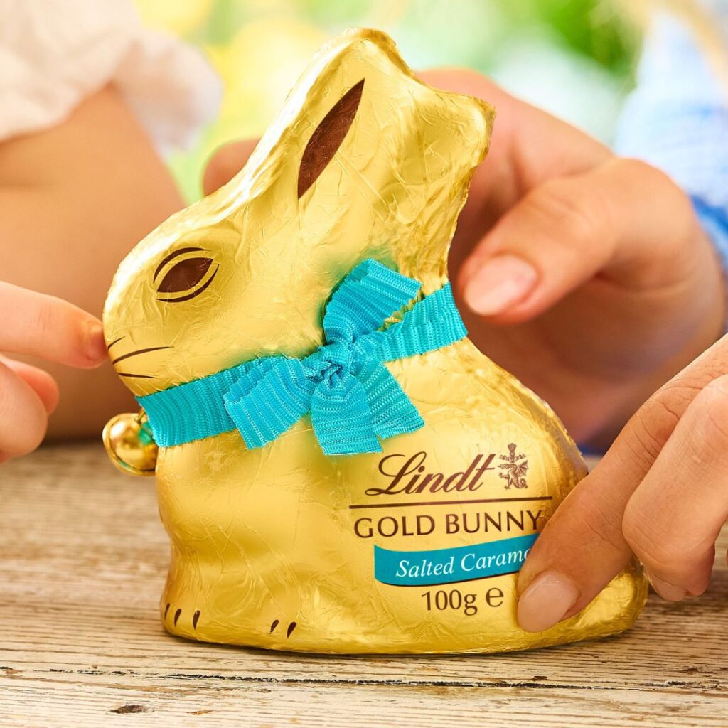 Lindt GOLD BUNNY Milk Salted Caramel 100g