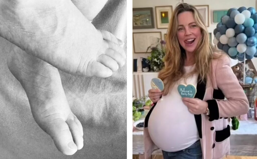 Melissa George baby at 47
