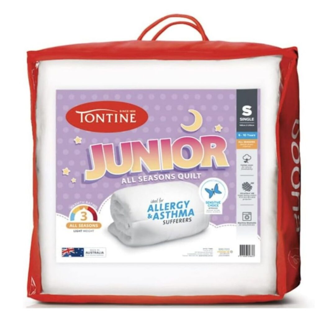 Tontine T4880 Junior Quilt, Single, White