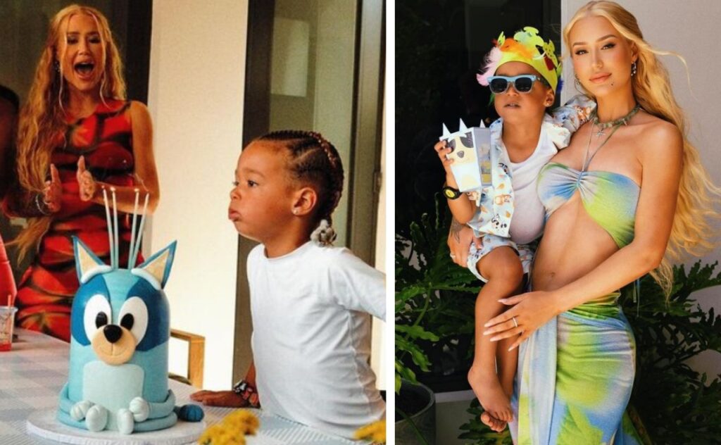 Iggy Azalea throws son a Bluey-themed birthday party