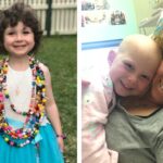 Raya was four years old when she was diagnosed with leukaemia