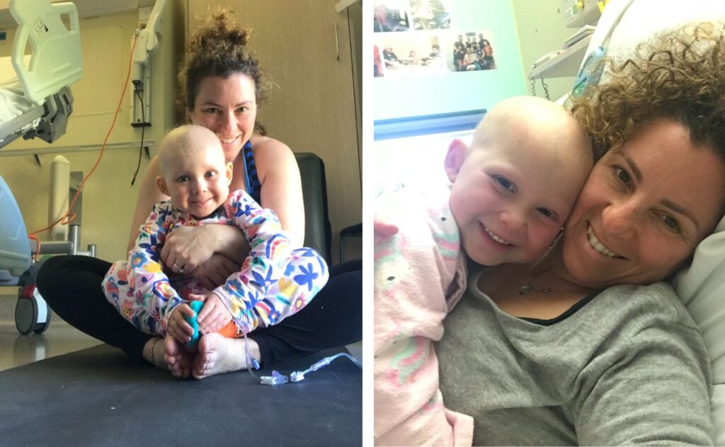 Raya was four years old when she was diagnosed with leukaemia