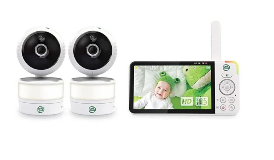 LeapFrog LF915HD-2 5″HD Video Monitor with 2 Pan & Tilt Camera,