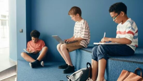 Three boys handwriting