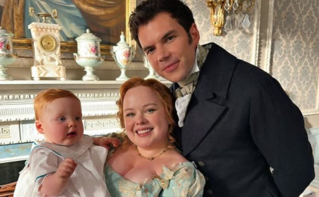 Bridgerton baby names: Penelope Featherington and Colin Bridgerton
