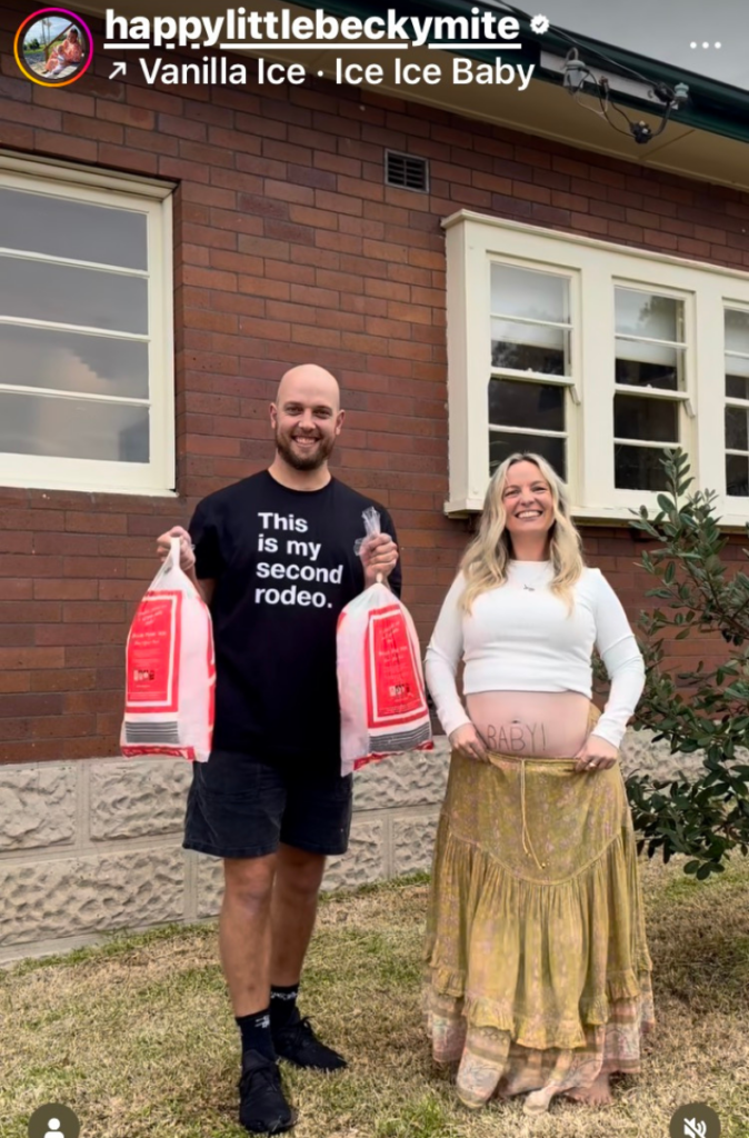 Becky Miles and James Bevin pregnancy announcement baby number 2